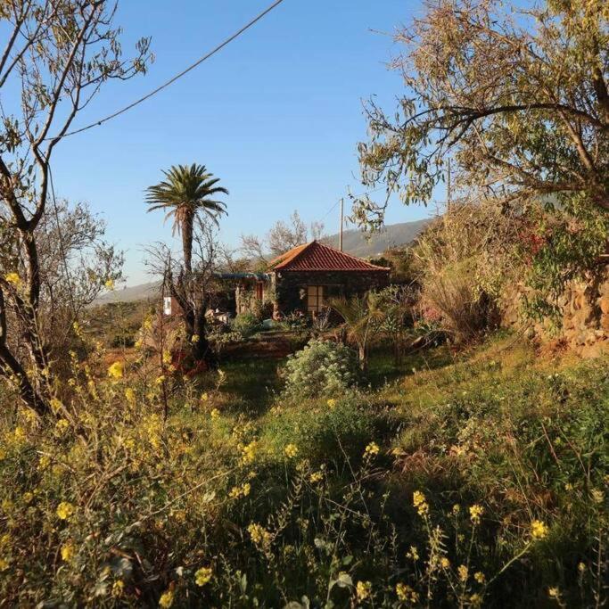 Casita En El Campo Con Vista Al Oceano Tijarafe Exterior foto