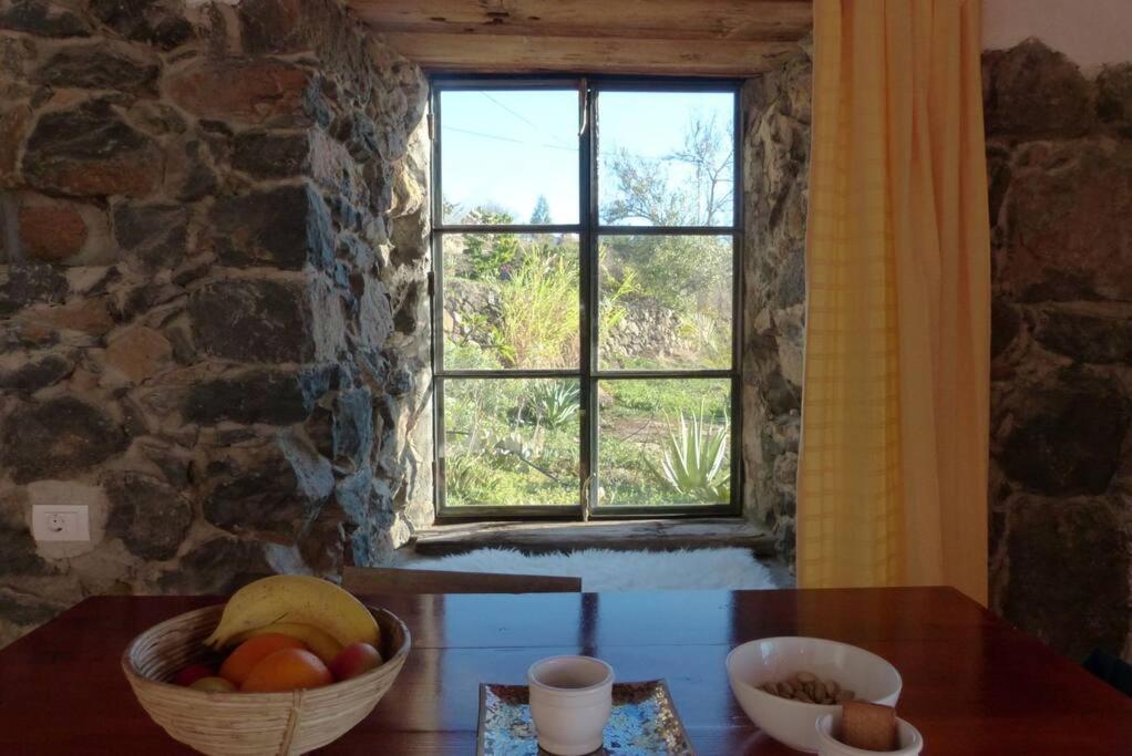 Casita En El Campo Con Vista Al Oceano Tijarafe Exterior foto