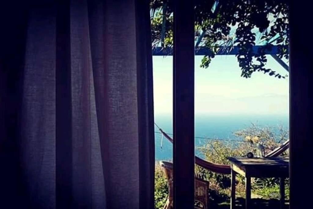 Casita En El Campo Con Vista Al Oceano Tijarafe Exterior foto