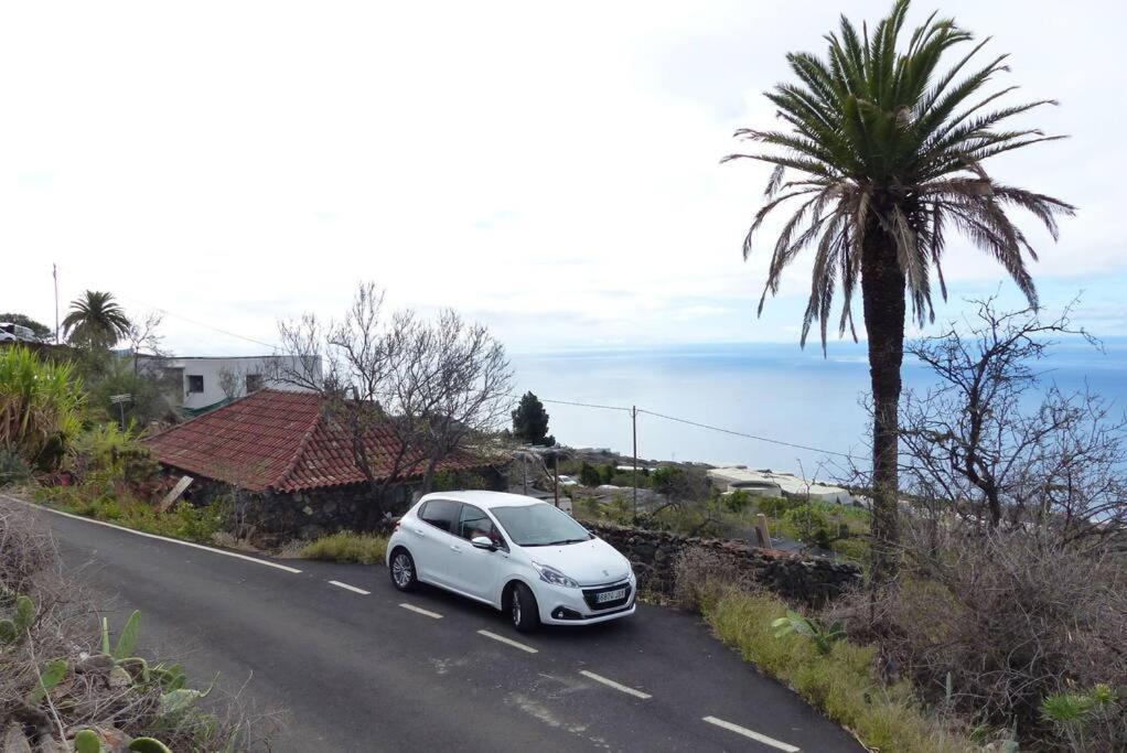 Casita En El Campo Con Vista Al Oceano Tijarafe Exterior foto